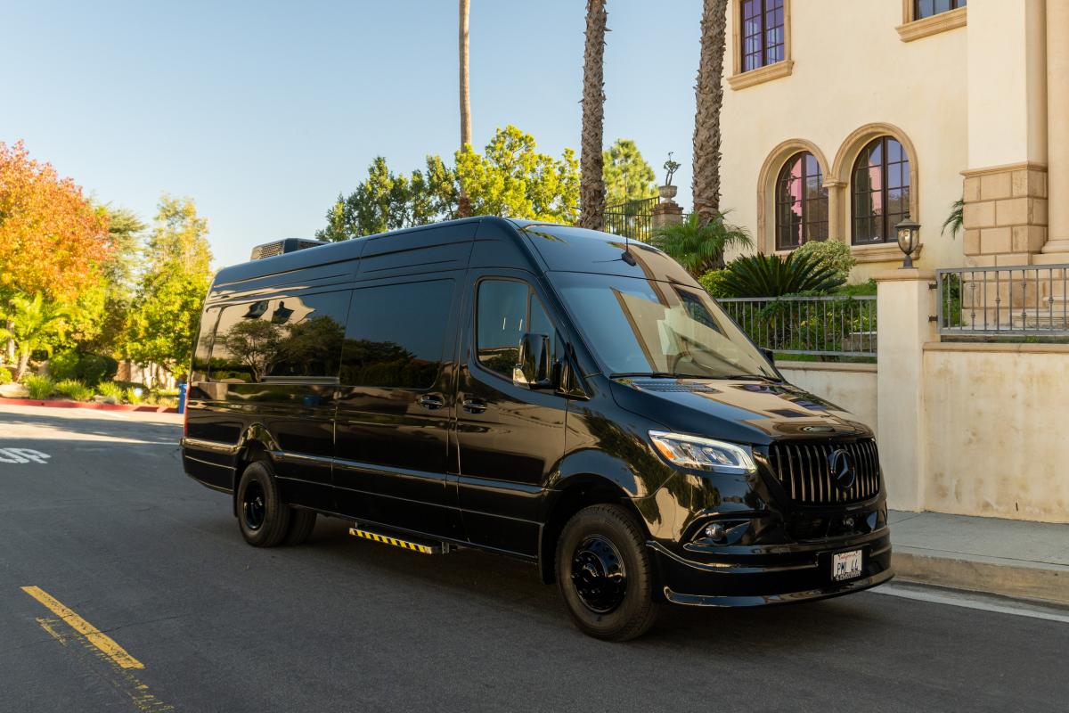 Chauffeur-Driven Mercedes-Benz Sprinter PML 44 Service in LA Thumbnail 13