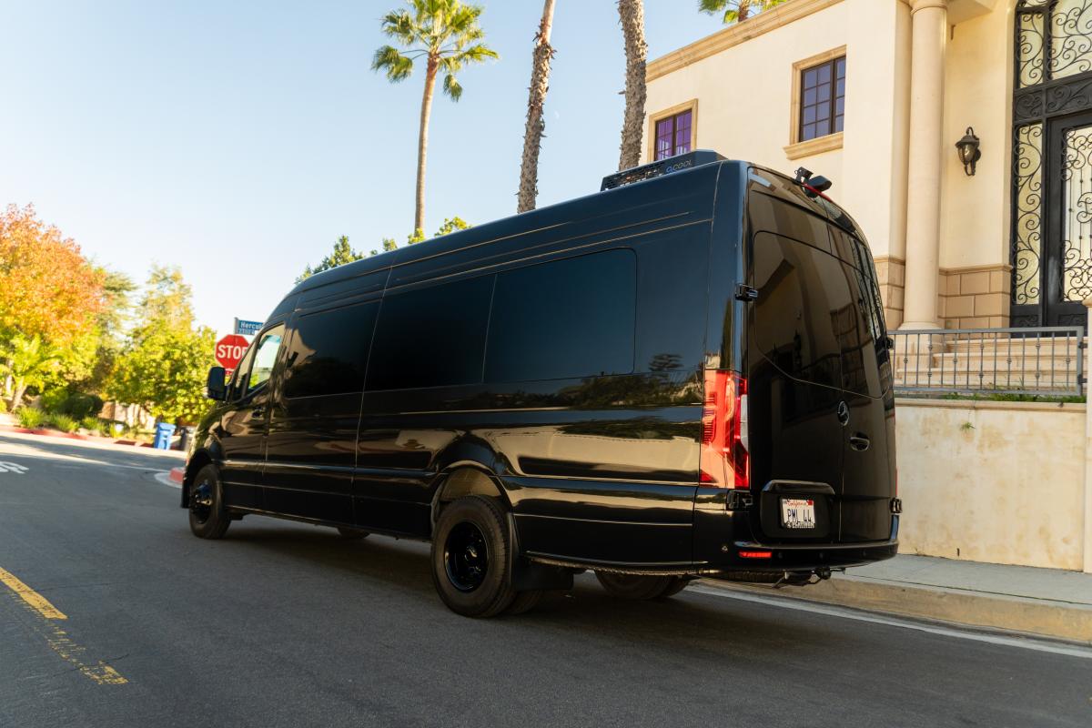 Chauffeur-Driven Mercedes-Benz Sprinter PML 44 Service in LA Thumbnail 15