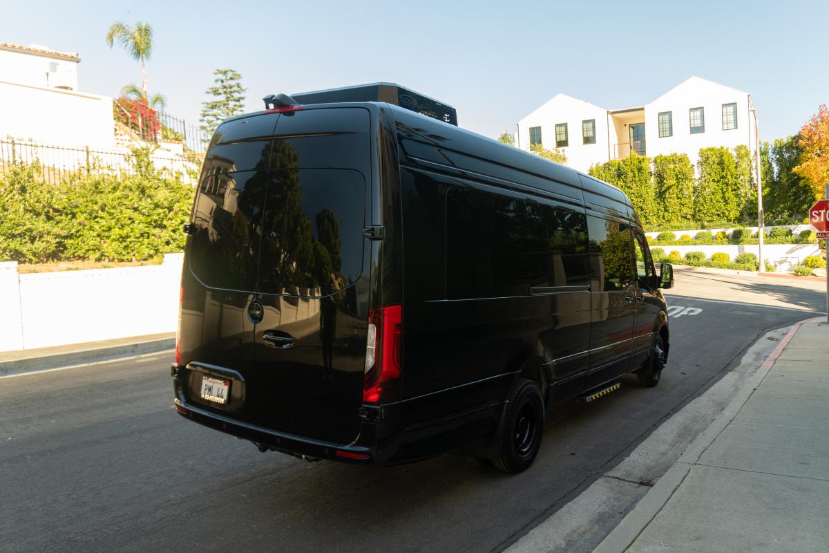 Chauffeur-Driven Mercedes-Benz Sprinter PML 44 Service in LA Thumbnail 17