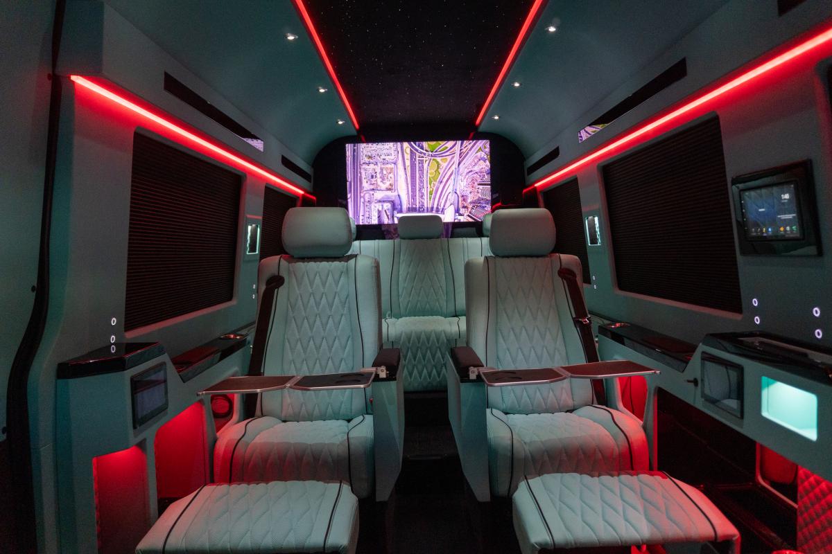 Chauffeur-Driven Mercedes-Benz Sprinter PML 44 Service in LA Thumbnail 11