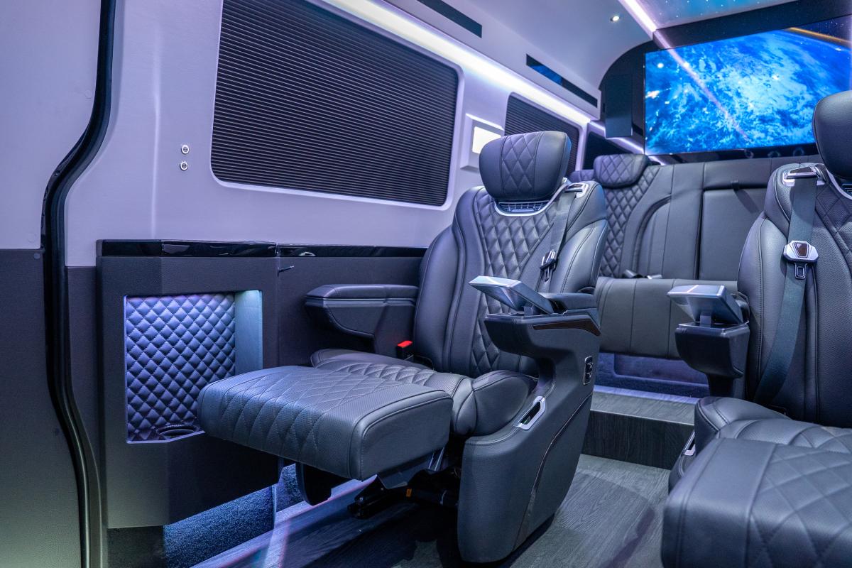 Chauffeur-Driven Mercedes-Benz Sprinter PML 73 Service in LA Thumbnail 3