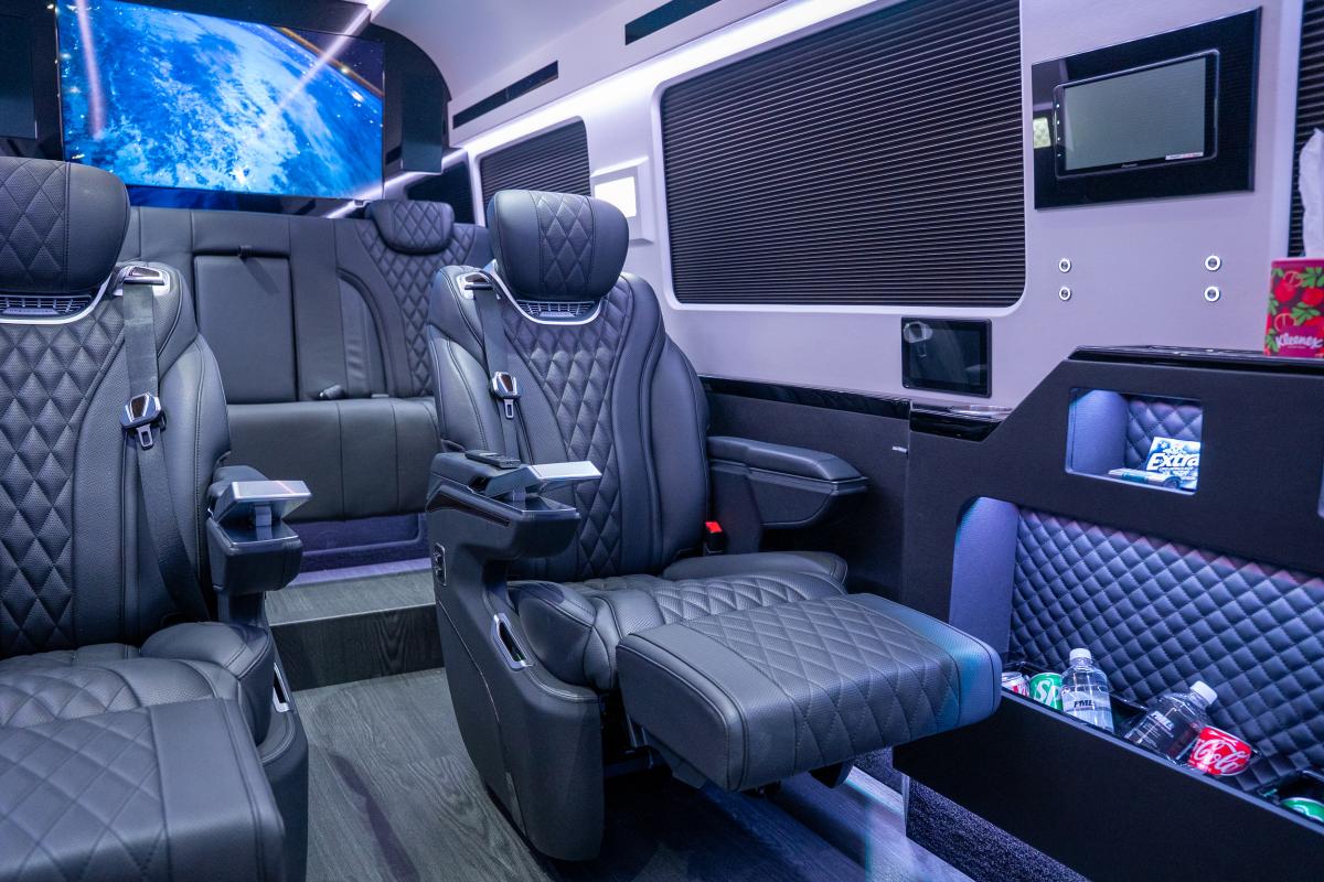 Chauffeur-Driven Mercedes-Benz Sprinter PML 73 Service in LA Thumbnail 7