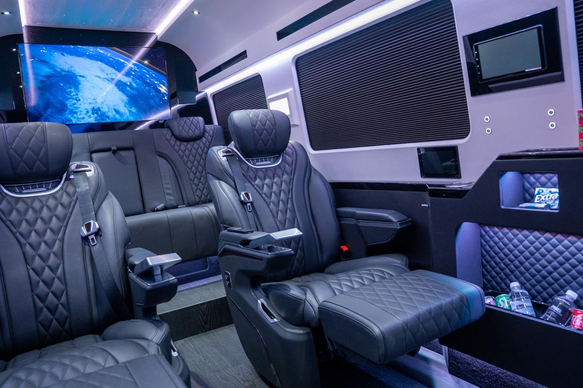 Chauffeur-Driven Mercedes-Benz Sprinter PML 73 Service in LA Thumbnail 9