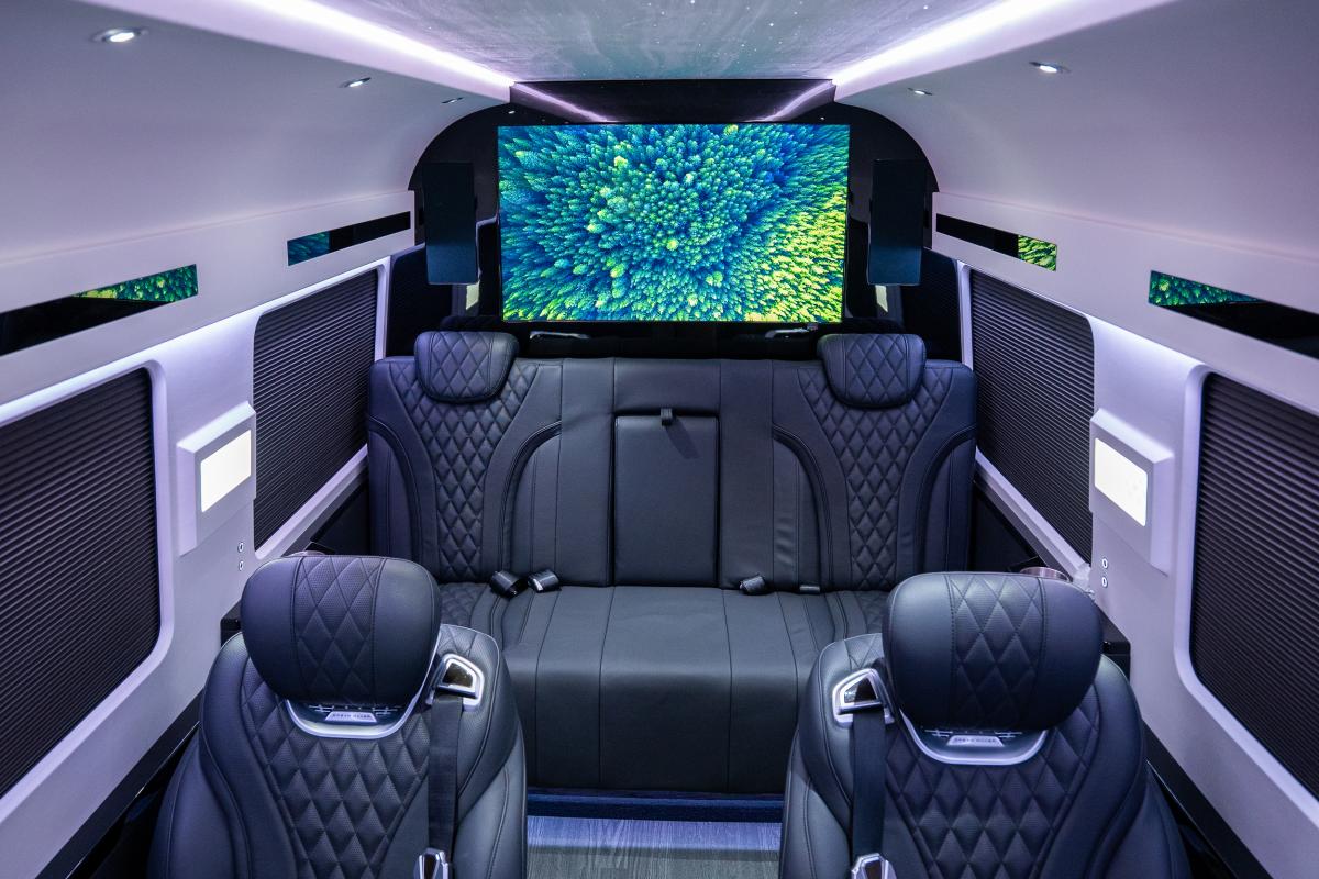 Chauffeur-Driven Mercedes-Benz Sprinter PML 73 Service in LA Thumbnail 11