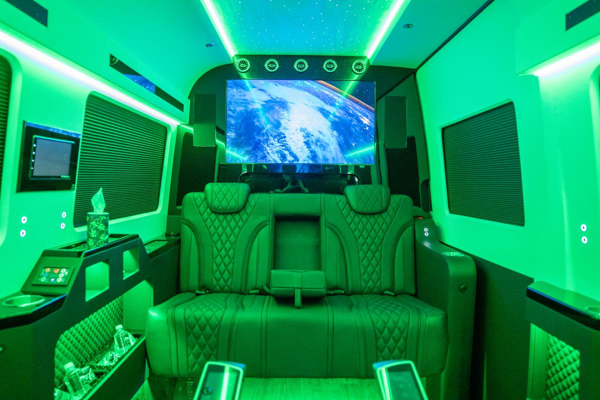 Chauffeur-Driven Mercedes-Benz Sprinter PML 73 Service in LA Thumbnail 14